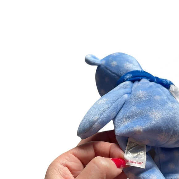 Rare Retired TY Beanie Babies Holiday Teddy 1999 Tush Tag Printed Errors! - Picture 5 of 6
